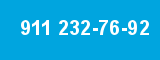 911 232-76-92 911 232-76-92